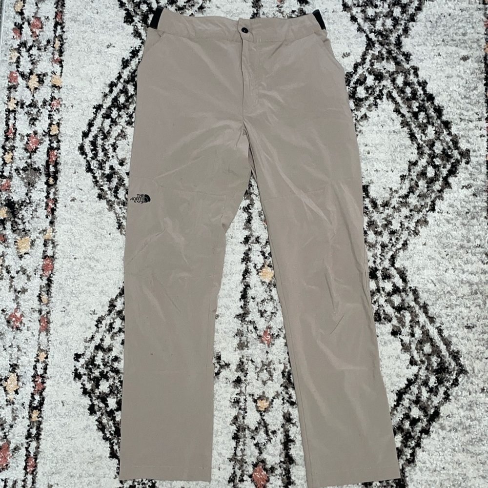 North Face Men’s Khaki Hiking Pants - 32